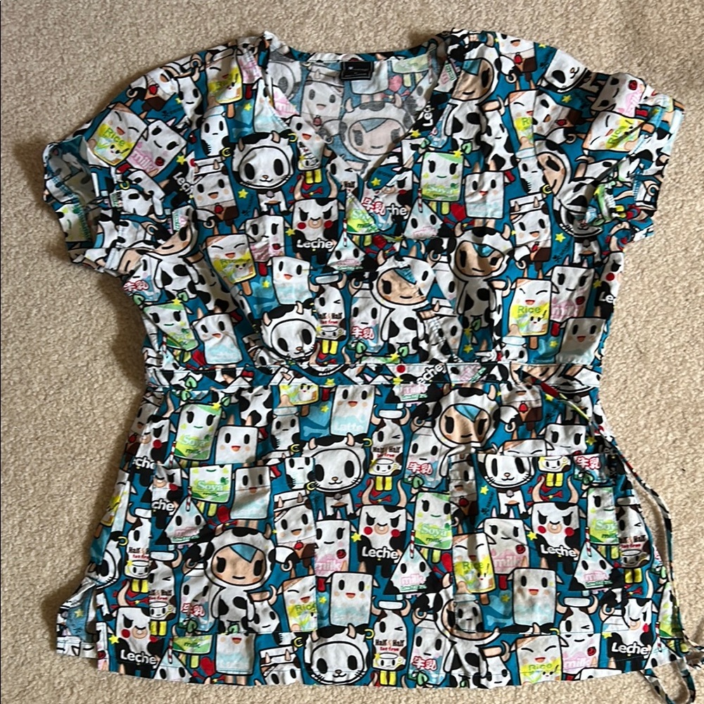 Tokidoki Koi Cartoon Character Top